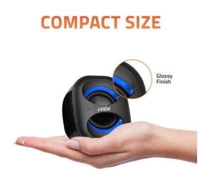Artis Mini Usb Speaker Channel Usb Speaker (Red, Blue) in