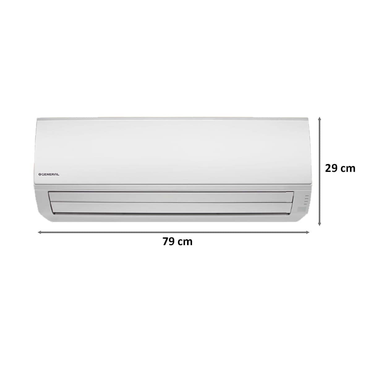 O General Ton Star Split Inverter AC (ASGG18CLCA, White) in