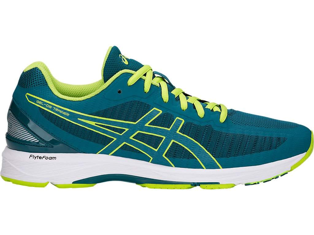 Asics Gel-Ds Trainer 23 Running Shoes (Deep Aqua, Neon Lime) Deep