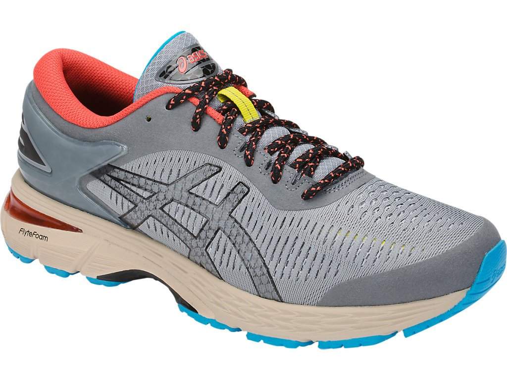 Asics Gel-Kayano 25 Re Running Shoes (Stone Grey, Black) Stone