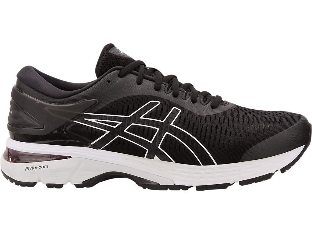 Asics Gel-Kayano 25 Running Shoes (Black, Glacier Grey) Black