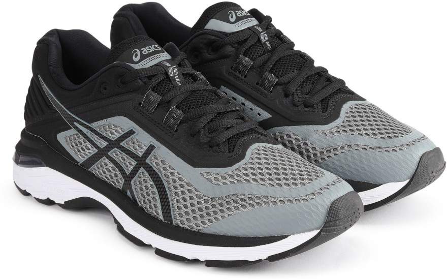 Asics GT-2000 Running Shoes For Men (Black, Grey) in Mumbai at