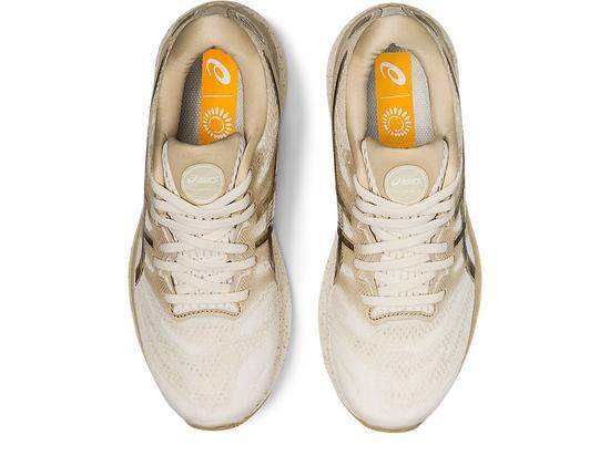 Asics 16771011 Womens Gel Nimbus 23 Running Shoes (Cream Puty) in