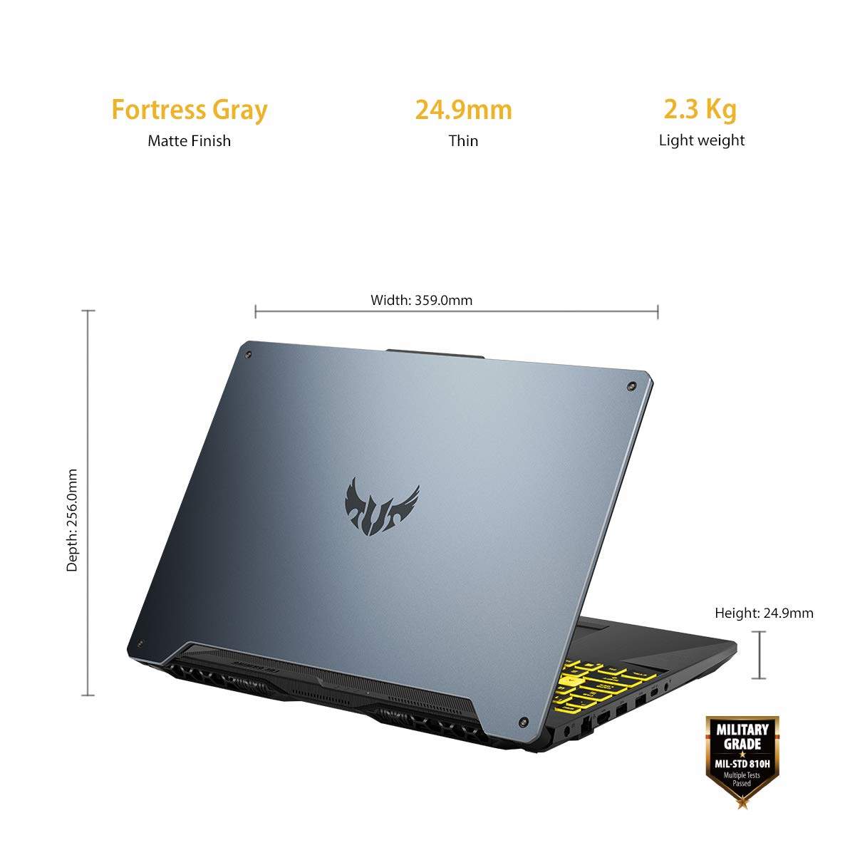 ASUS TUF Gaming F15 Laptop FHD 144Hz Intel Core i5 10th Gen