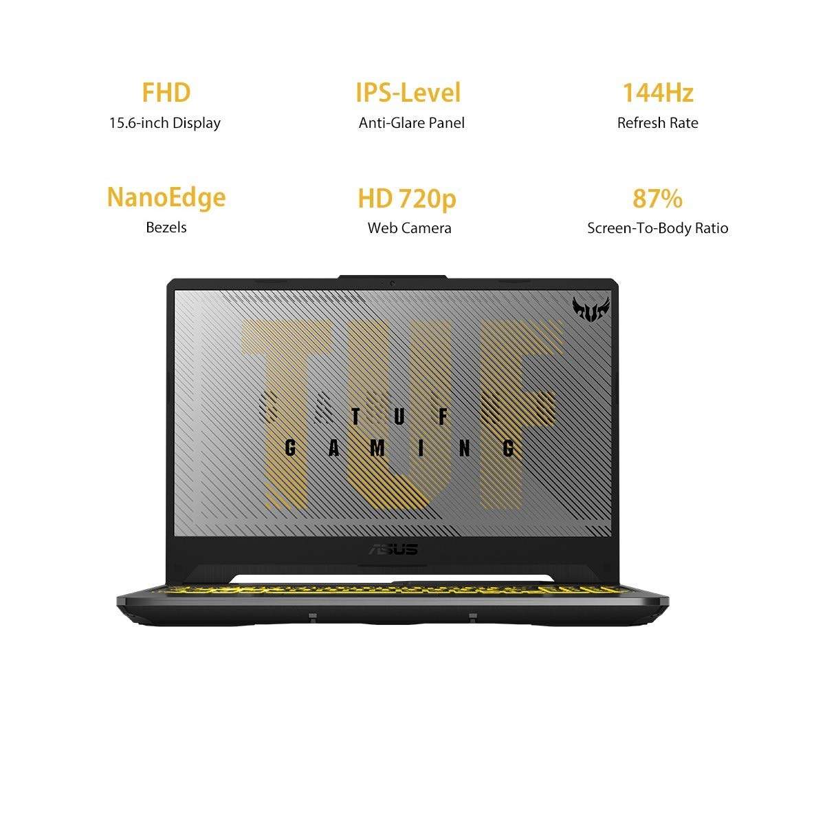 ASUS TUF Gaming F15 Laptop FHD 144Hz Intel Core i5 10th Gen