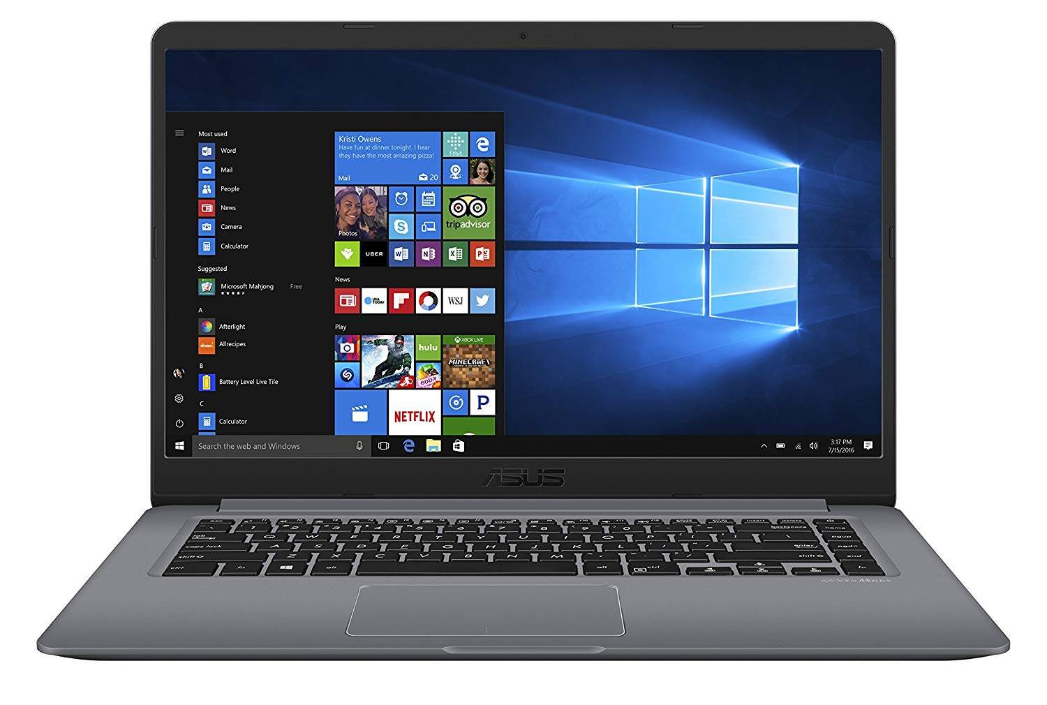 A12 9720p ASUS VivoBook X510QA AMD Quad Core A12-9720P - Main Image