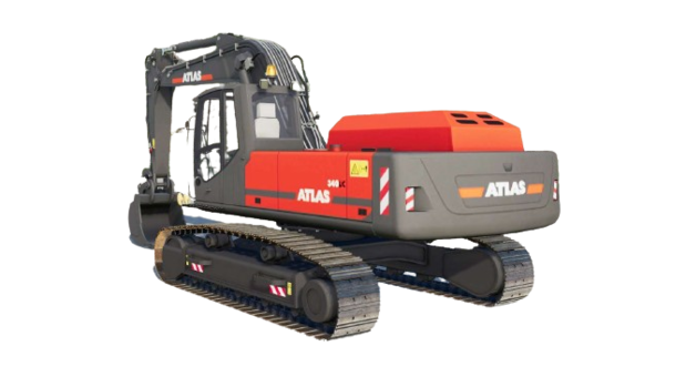 Atlas Excavator On Hiring Services
