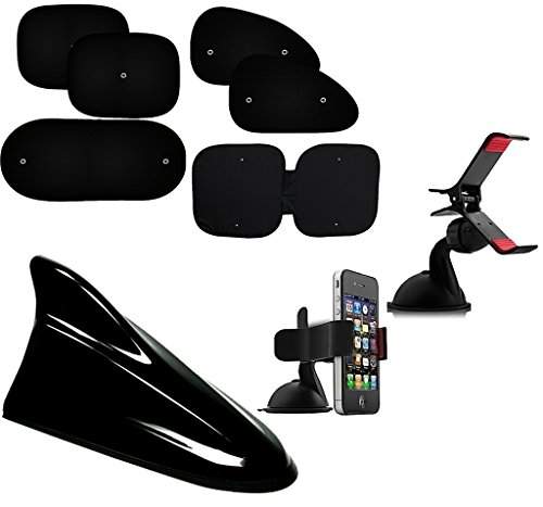Buy Auto Pearl - Combo of - Shark Fin Replacement Signal Receiver Antenna  Black, Chipkoo Sun Shade Curtain Black Set of 6, Car Mobile Stand,  Features, Price, Reviews Online in India - Justdial