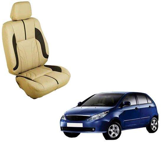 AUTOFURNISH 5006357 (HT-511 Sober) Tata Indica Vista 3D Custom PU