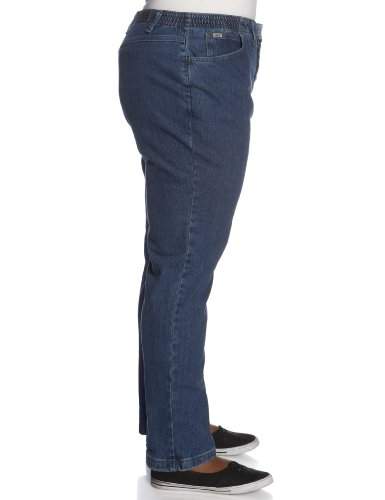 women's side elastic waist jeans