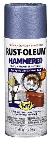 Buy Rust Oleum 7212830 Stops Rust Hammered Metal Finish Spray Paint For Metal Alloy Wood Light Blue 340 Grams Features Price Reviews Online In India Justdial