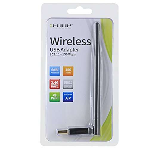 Buy EDUP WiFi 150Mbps Wireless USB Adapter LAN Card with External Antena  (EP-MS8551), Features, Price, Reviews Online in India - Justdial
