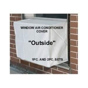 Buy Window Ac Cover Window Thru Wall Air Conditioner Cover 2pc Set Outdoor Indoor 19w 14h 14d And 19w 14h 4d White Features Price Reviews Online In India Justdial