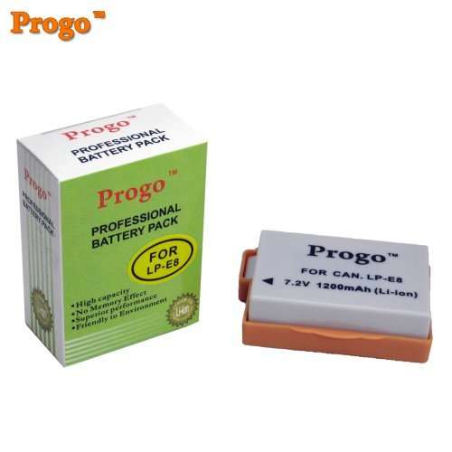Buy Progo Brand Li Ion Rechargeable Digital Camera Battery For Canon Lp E8 Eos Rebel 550d 600d T2i T3i T4i T5i Kiss X4 X5 Features Price Reviews Online In India Justdial