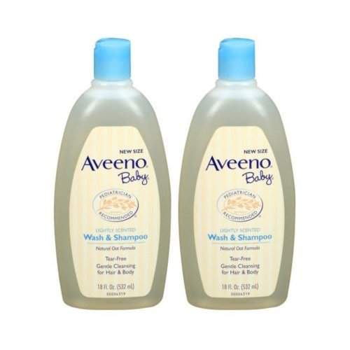 aveeno wash and shampoo 18 oz