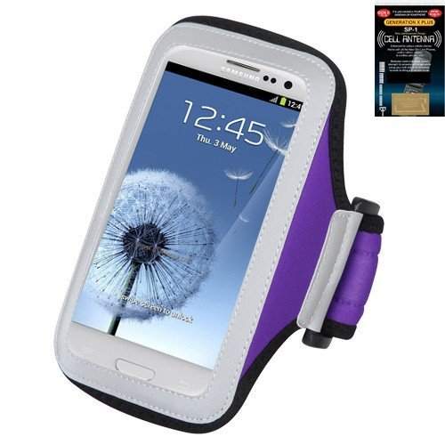 Buy Premium Sport Armband Case for Samsung Galaxy Stellar - Purple + Cell  Phone Antenna Booster, Features, Price, Reviews Online in India - Justdial
