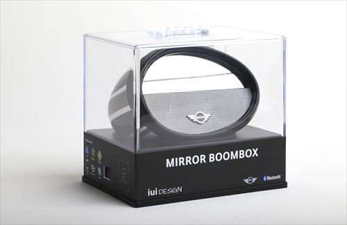 mirror boombox mini cooper