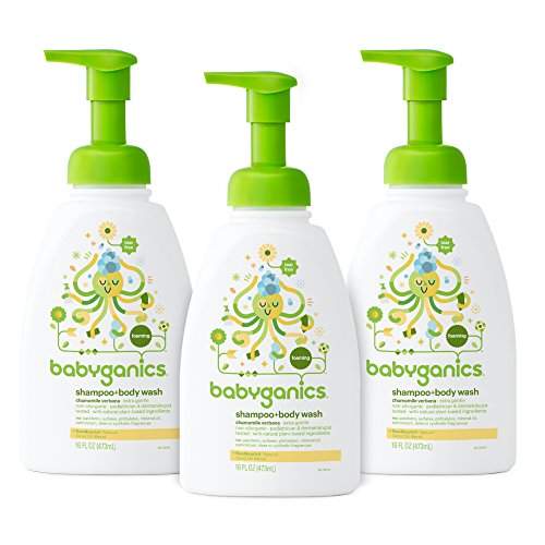 babyganics shampoo and body wash chamomile