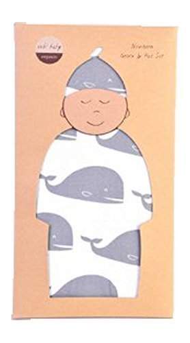 whale swaddle blanket
