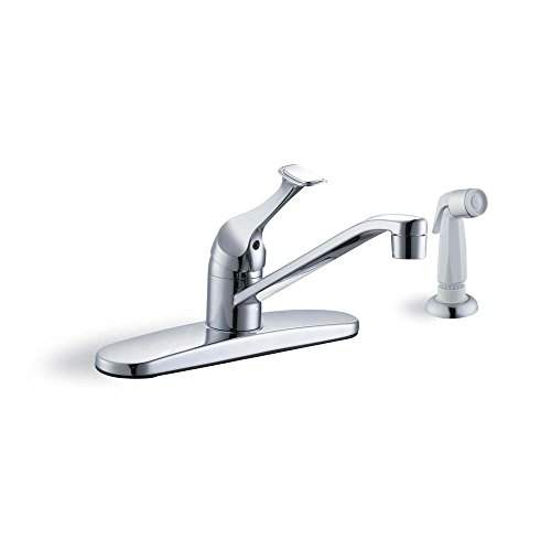 Buy Glacier Bay 67552 1101 Single Handle White Side Sprayer Kitchen Faucet In Chrome Features Price Reviews Online In India Justdial