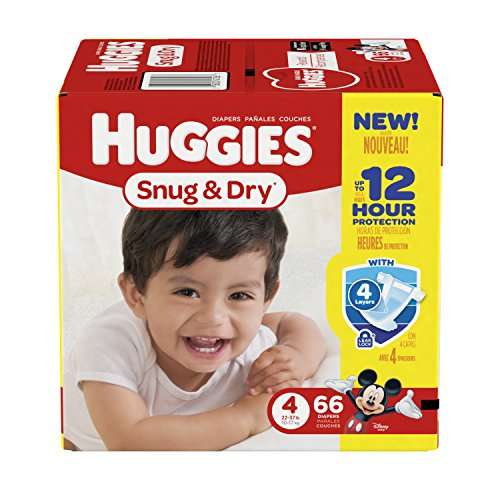 huggies snug and dry size 4