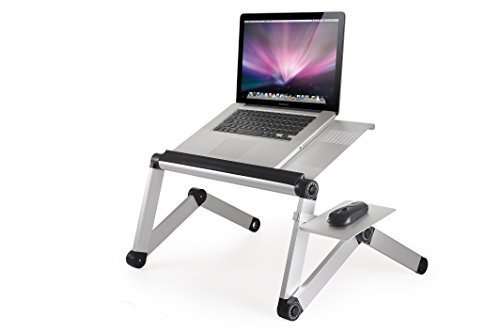 Buy Workez Cool Ergonomic Laptop Cooling Stand Lap Desk Standing Desk With 2 Fans 3 Usb Ports Mouse Pad Silver Silver Features Price Reviews Online In India Justdial