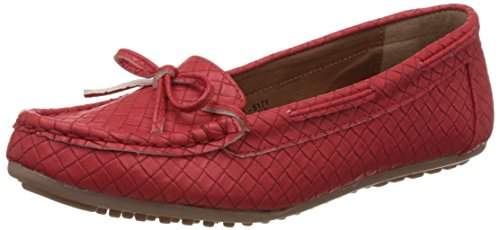 womens red loafers uk