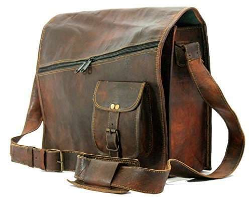 Buy Mens satchel leather messenger bag 
