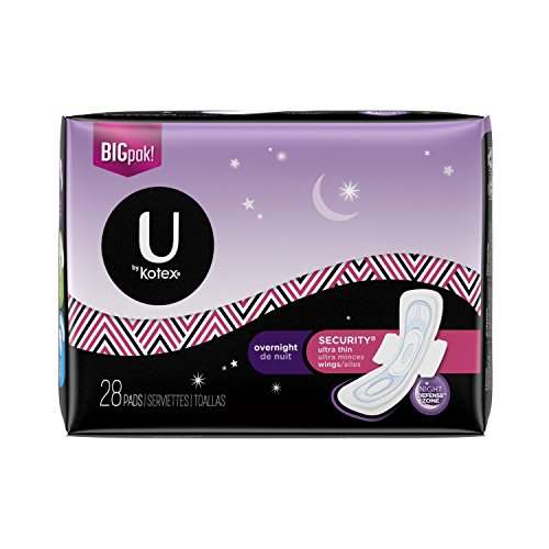 Buy U By Kotex Security Maxi Overnight Pads With Wings Regular Unscented 28 Count Pack Of 6 Features Price Reviews Online In India Justdial