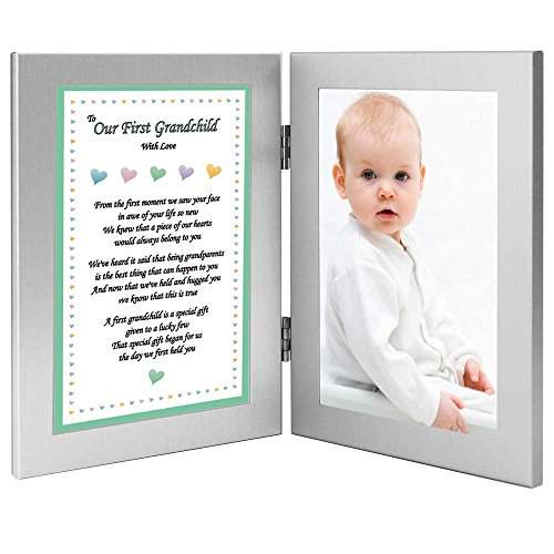Buy To Our First Grandchild With Love Sweet Poem From Grandparents In Double Frame Add Photo Features Price Reviews Online In India Justdial