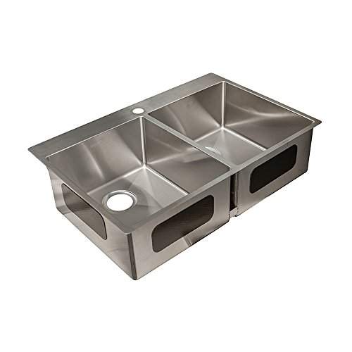 Buy Franke Hf3322 1 Hand Fabricated Double Bowl Sink 9 Features Price Reviews Online In India Justdial