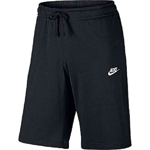 black nike cotton shorts