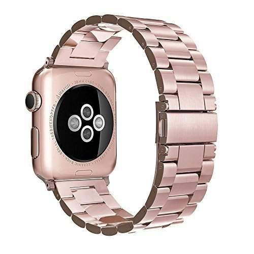 Buy Simpeak Stainless Steel Band Strap For Apple Watch 38mm Series 1 Series 2 Rose Gold Features Price Reviews Online In India Justdial