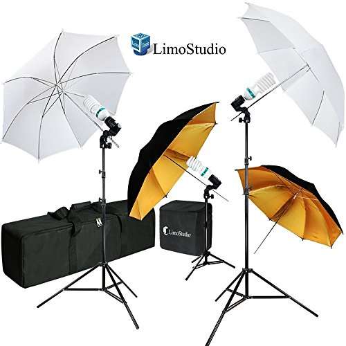 gold umbrella photography