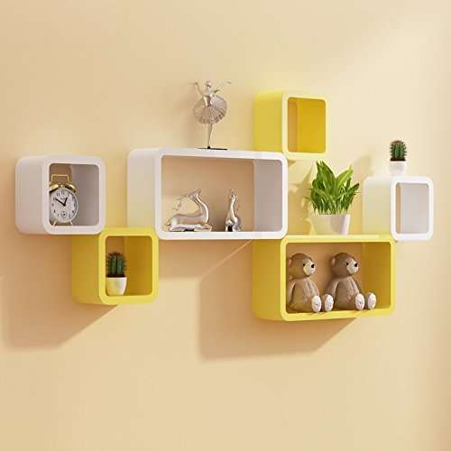 Buy Interiors By Designs Wall Shelf Set Of Six Designer Wall Rack