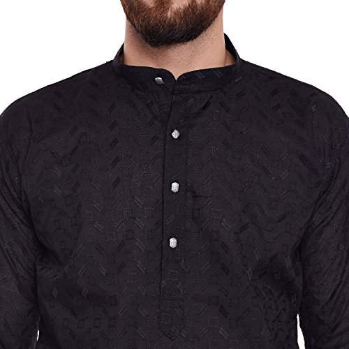Black chicken kurta clearance