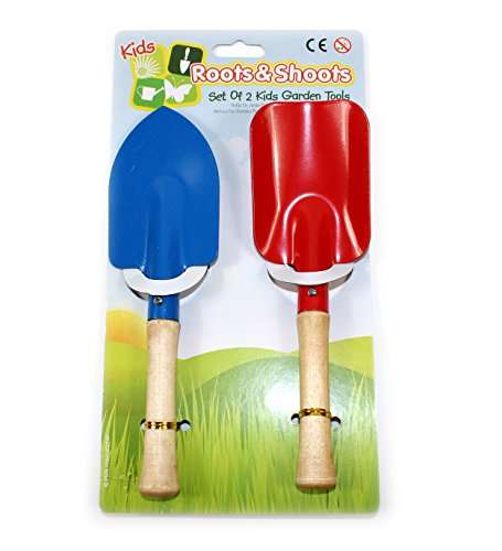 Buy Roots And Shoots New Set Of 2 Kids Garden Tools Trowel Spade Gardening Beach Toy Gift Uk Features Price Reviews Online In India Justdial
