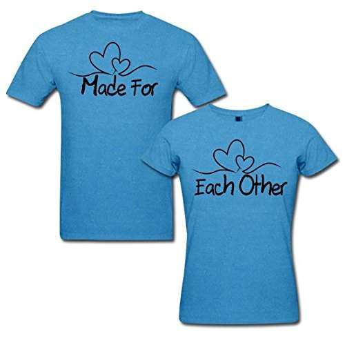 Buy Pepperclub Couple Tshirt Half Sleeve Set Of 2 For Men And