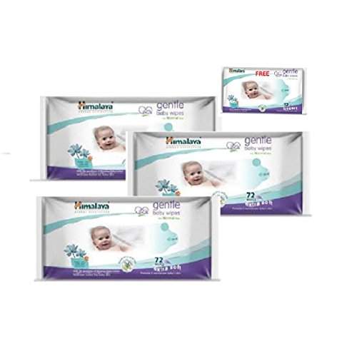 himalaya gentle baby wipes 12 pcs