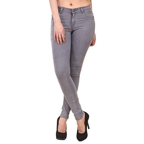 Grey colour jeans for girls Outlet