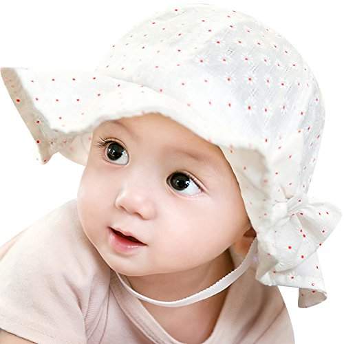 white sun hat toddler girl