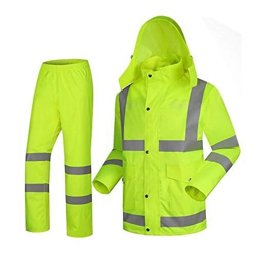 reflective rain jacket mens