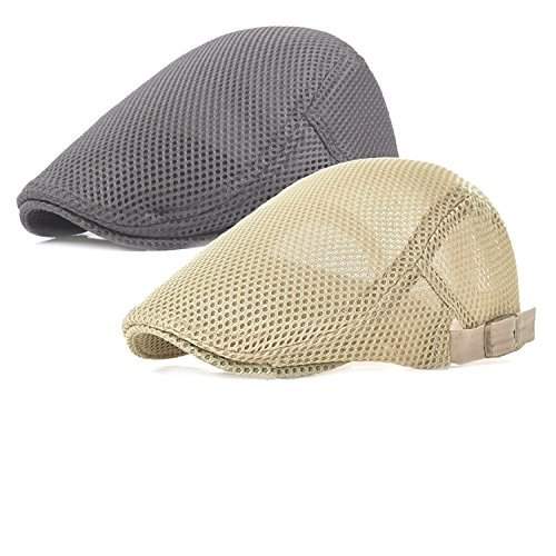 Buy 2 Pack Men Breathable Mesh Summer Hat Newsboy Beret Ivy Cap Cabbie Flat Cap Features Price Reviews Online In India Justdial Buy 2 Pack Men Breathable Mesh Summer Hat Newsboy Beret Ivy Cap Cabbie Flat Cap Features Price Reviews Online In India Justdial