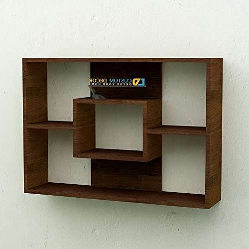 Buy Custom Decor Solid Sheesham Wood Wall Cubby Storage Organizer Floating Shelf Wall Mounted Home Decor Furniture Walnut Brown Features Price Reviews Online In India Justdial