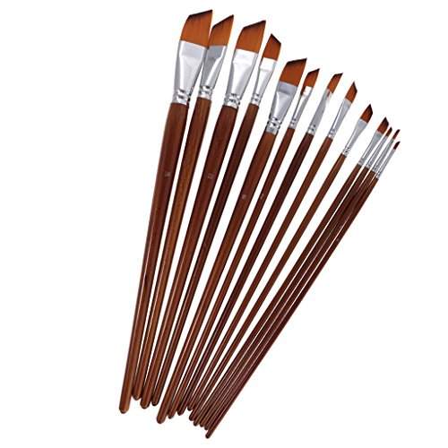 Buy Segolike 13pcs Nylon Hair Paint Brush Set Artist Watercolor Acrylic Oil Painting 4 Features Price Reviews Online In India Justdial