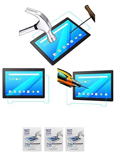 Buy Acm Pack Of 3 Tempered Glass Screenguard For Lenovo Tab 4 10 Plus Screen Guard Scratch Protector Features Price Reviews Online In India Justdial