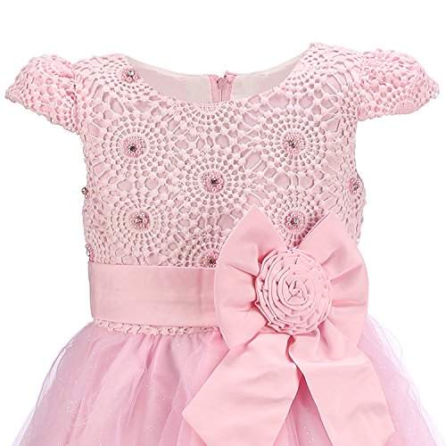 pink colour frock dress