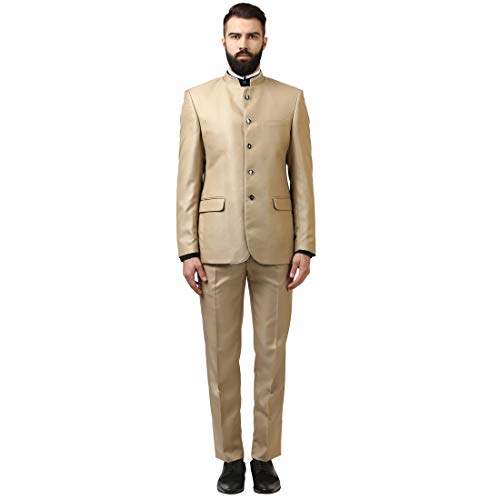 Buy Raymond Men S Regular Fit Suit 8907576590039 Ridb00280 F6 X Small Dark Fawn Features Price Reviews Online In India Justdial