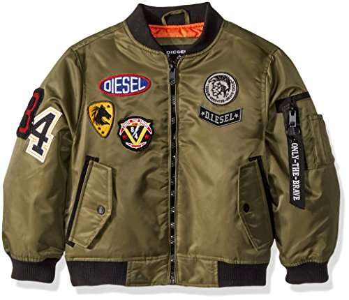 Buy Diesel Boys Little Outerwear Jacket More Styles Available Flight Olive 5 6 Features Price Reviews Online In India Justdial Find here online price details of companies selling leather jackets. justdial