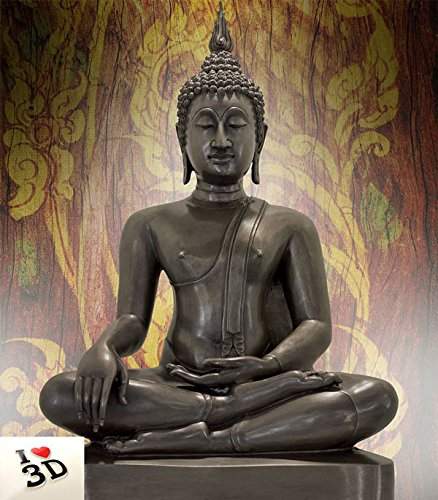 Buy Kayra Decor Absolute Bliss Of Lord Buddha 3d Wallpaper Print Decal Deco Indoor Wall Mural Height 48 X Width 60 Features Price Reviews Online In India Justdial